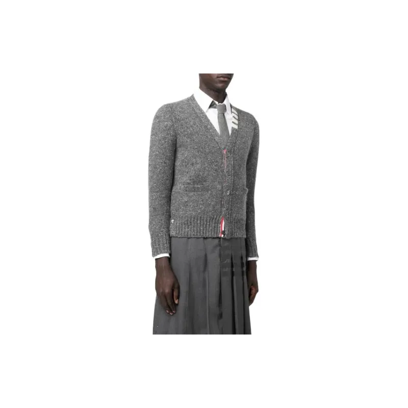 THOM BROWNE Stripe Detailed Buttoned Cardigan-3