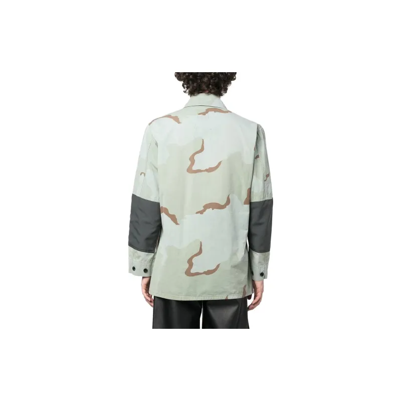 OAMC Camouflage Printed Zipped Shirt Jacket-2