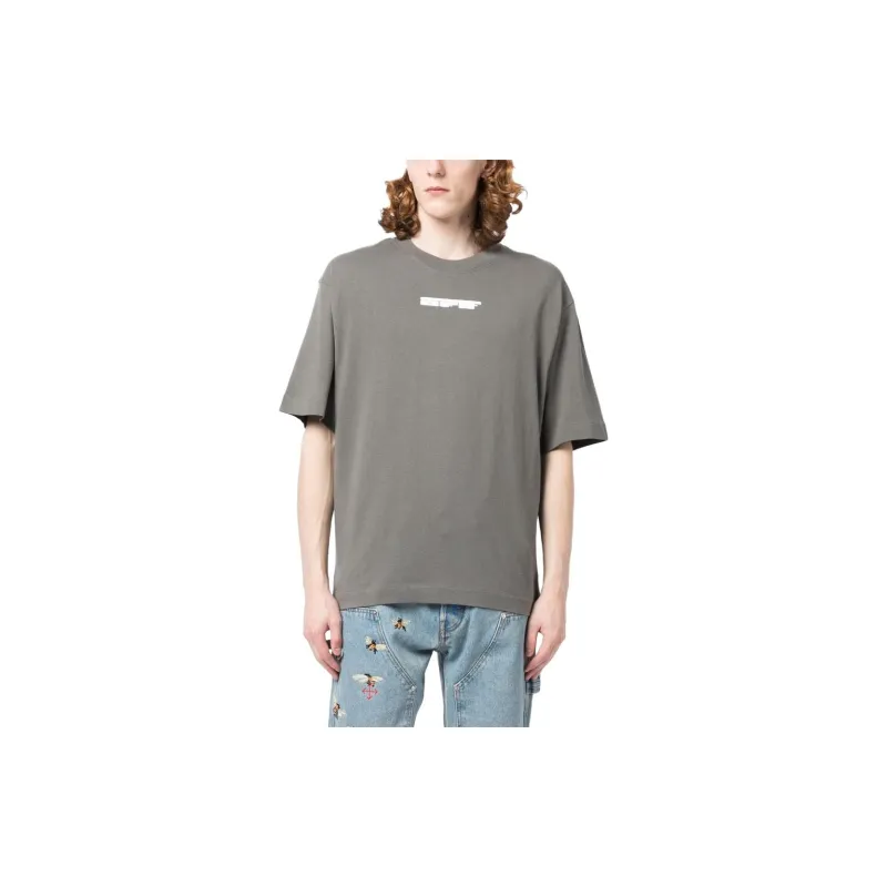 OFF WHITE T Shirts Men Gray-2