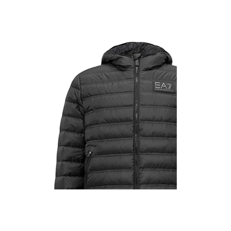 EMPORIO ARMANI Logo-patch Hooded Jacket-5