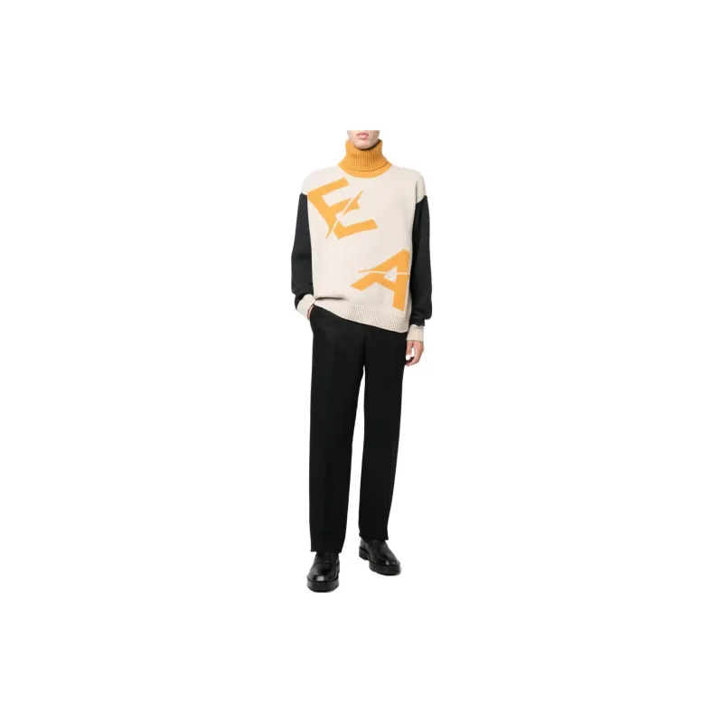 EMPORIO ARMANI Sustainable Collection Sweaters Men Yellow-4