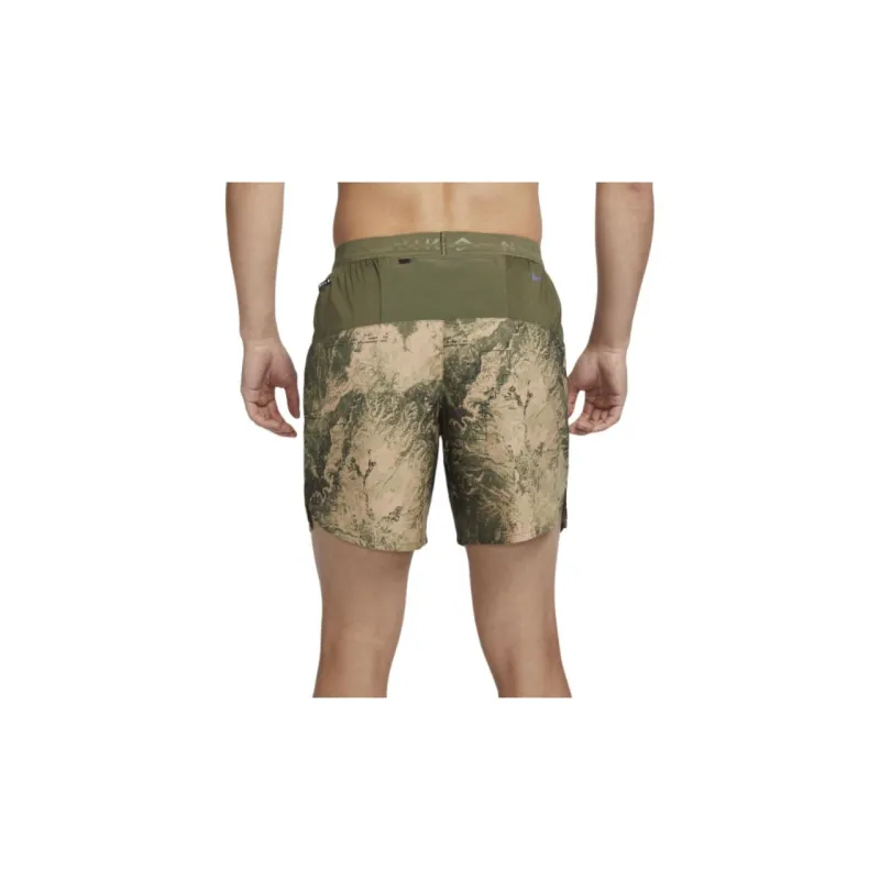 Nike Stride Casual Shorts Men's Medium Olive Green/Black-4