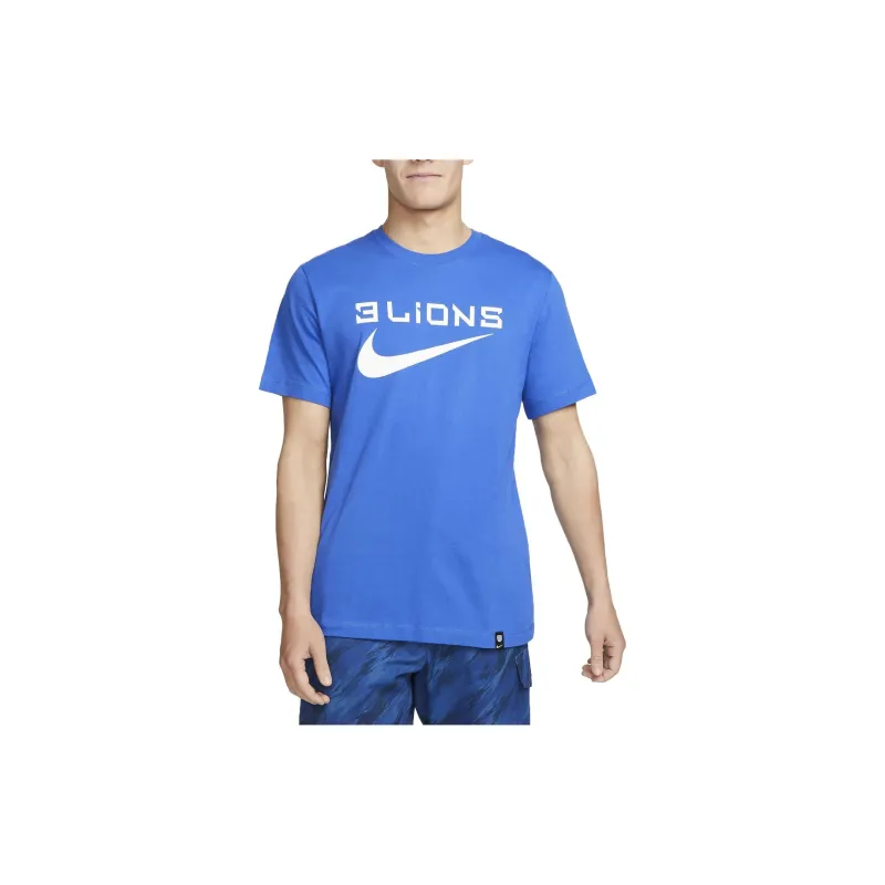 Nike T Shirts Men Royal Blue-3
