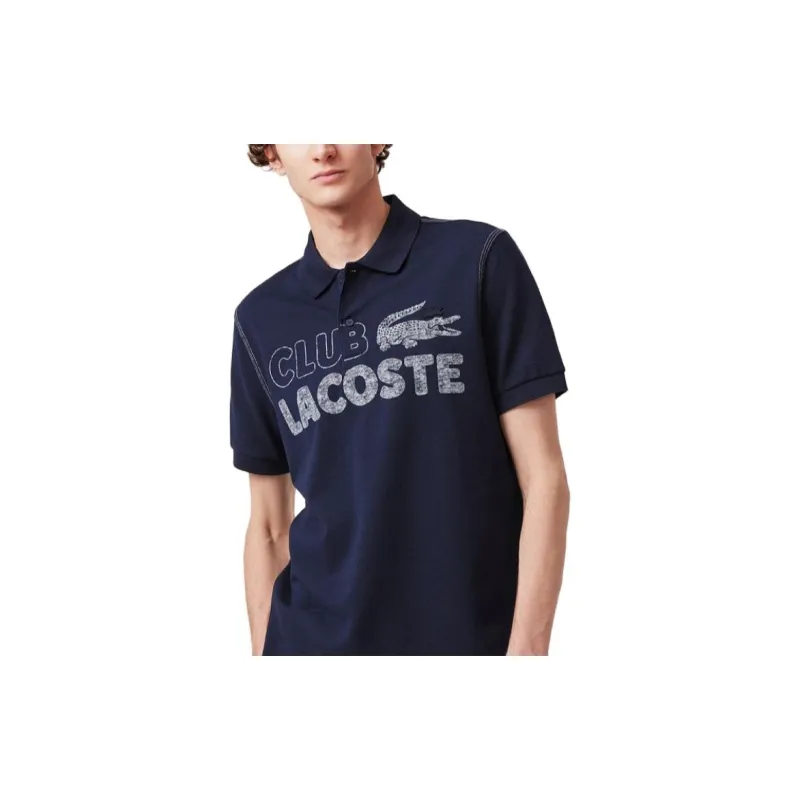 LACOSTE Polo Shirts Men Navy Blue-1