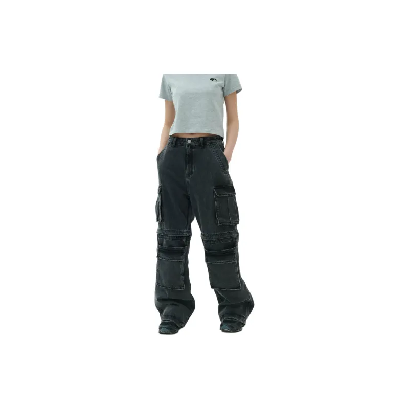 EGO FETCH SS24 Series Jeans Unisex Black-4