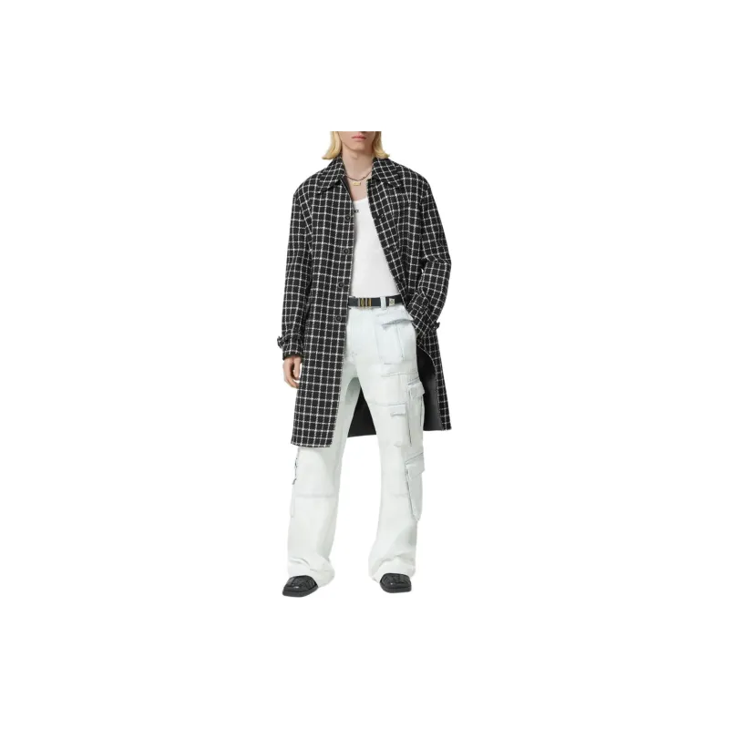 VERSACE Checked Single breasted Blazer-1