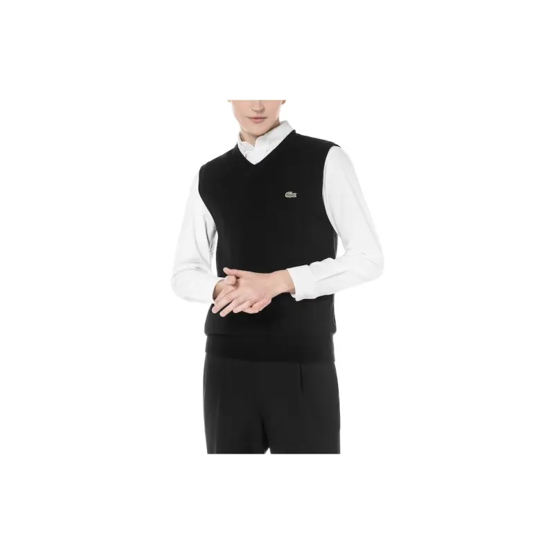 LACOSTE Vests Men Black-2