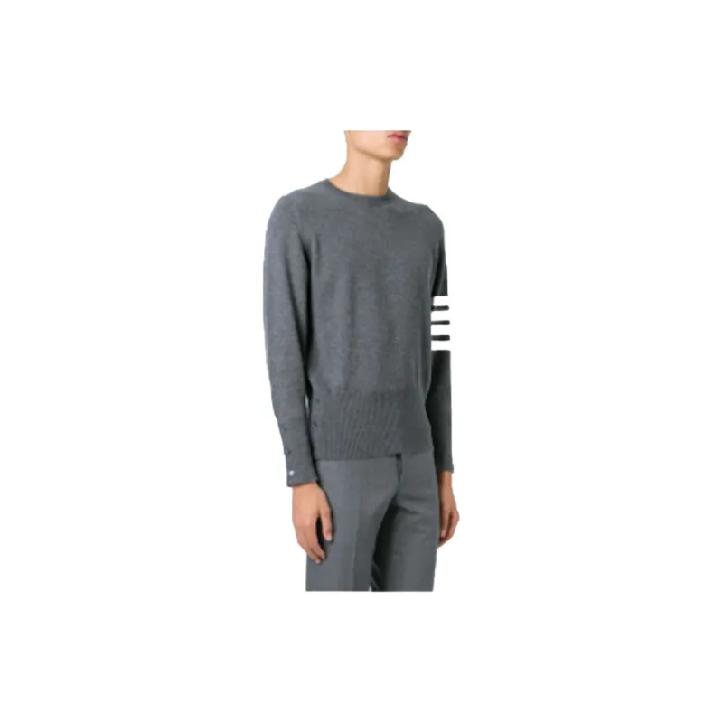 THOM BROWNE 4 Bar Crewneck Jumper-1