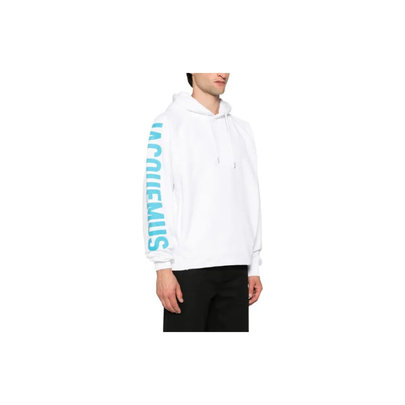 Jacquemus Logo Printed Drawstring Hoodie-3