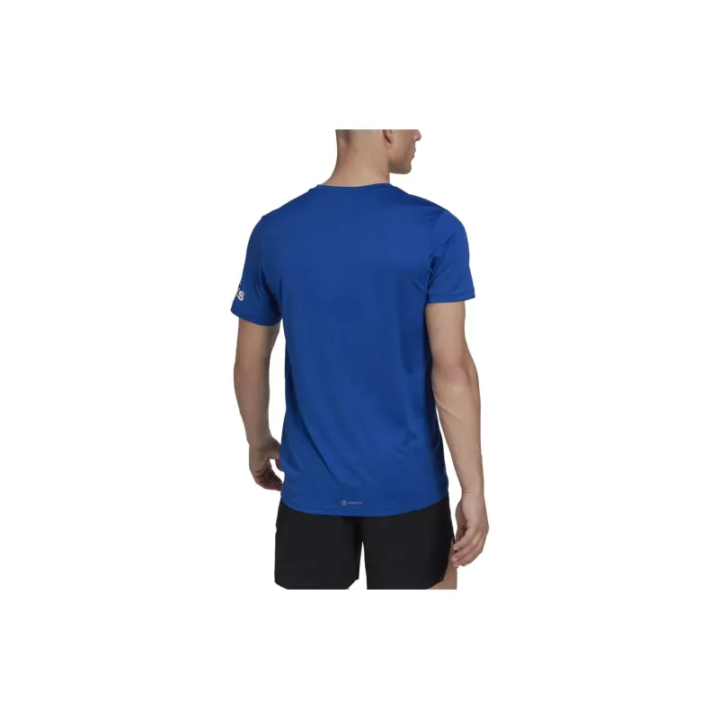 Adidas T-Shirt Men's Ocean Blue-2
