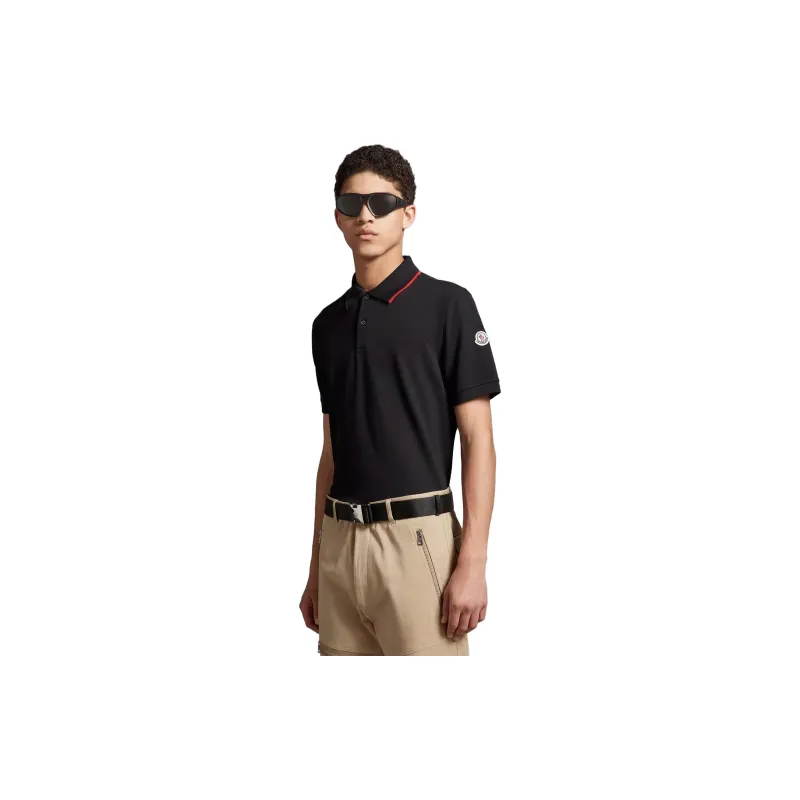 Moncler Polo Shirts Men Black-3