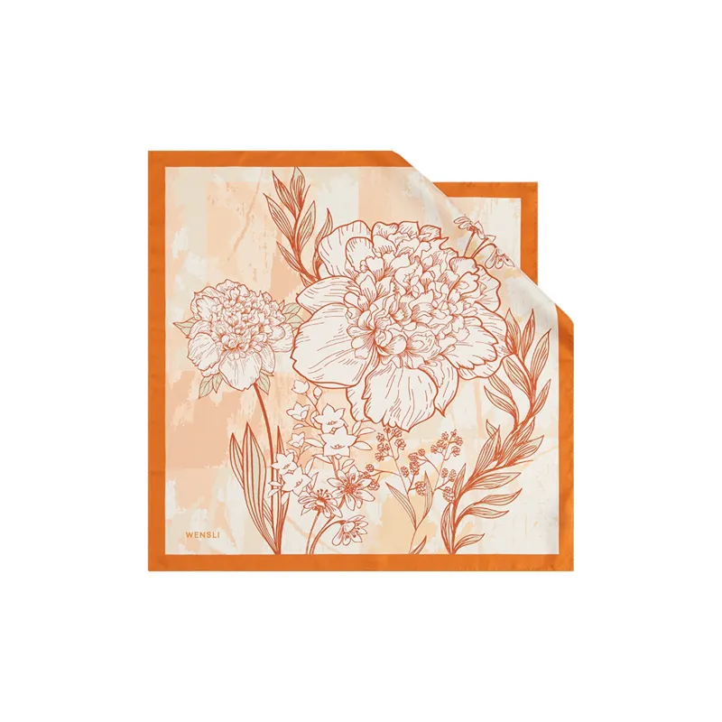 WENSLI Silk Scarves Women's-1