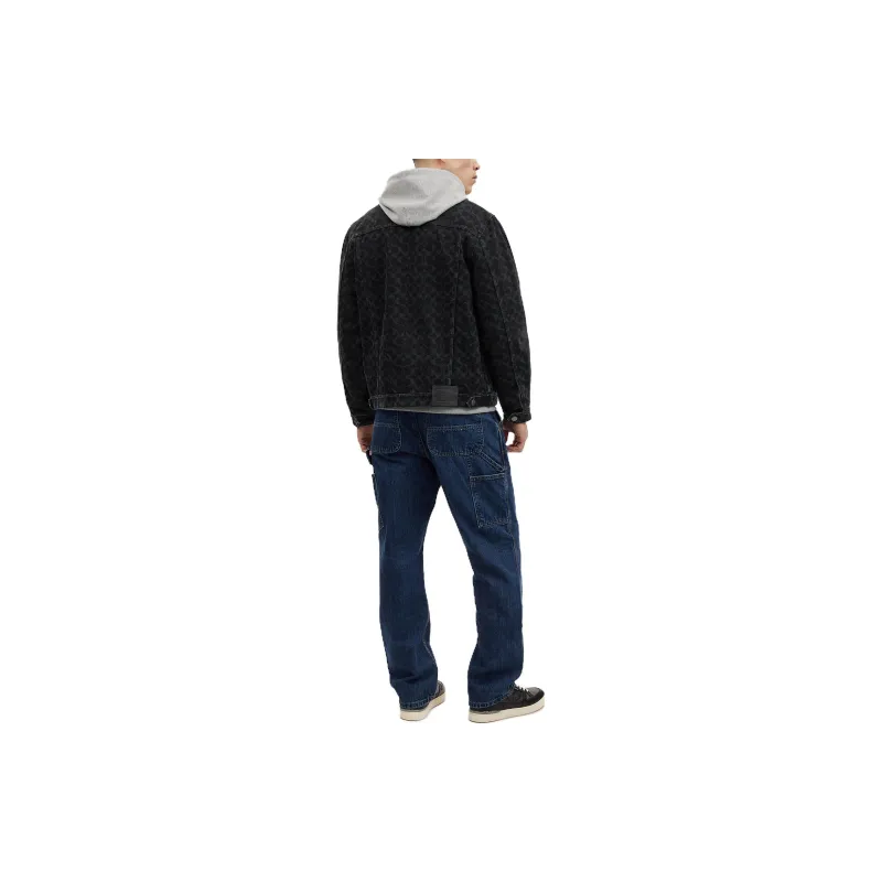 COACH Denim Jackets Men's Black-2