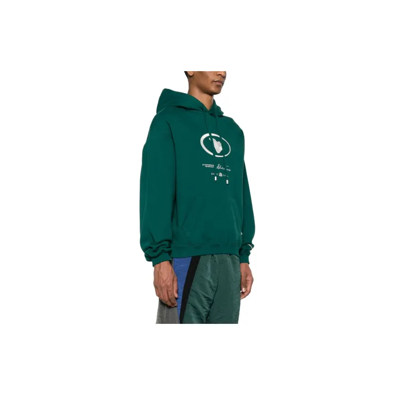 ADER ERROR Logo print Cotton Hoodie-3