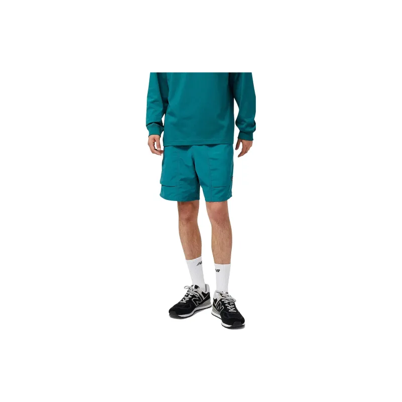 New Balance AT Casual Shorts Men Turquoise-2