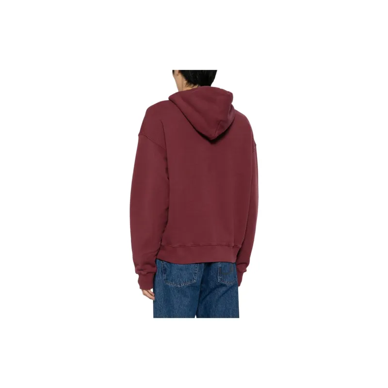 OFF WHITE Slogan print Cotton Hoodie-2