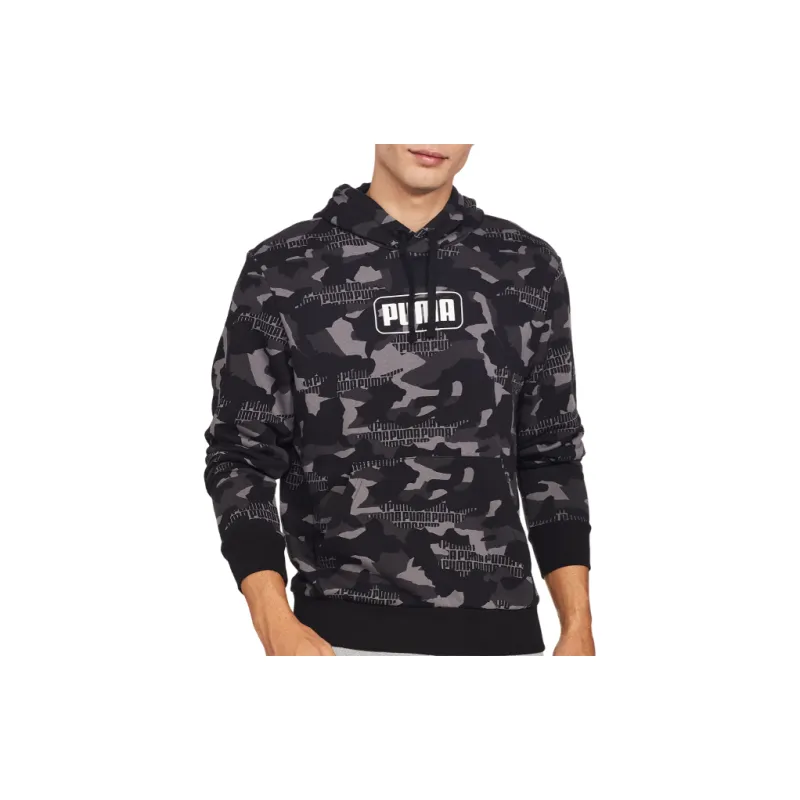 PUMA REBEL CAMO AOP Sweatshirt Men's Black-4