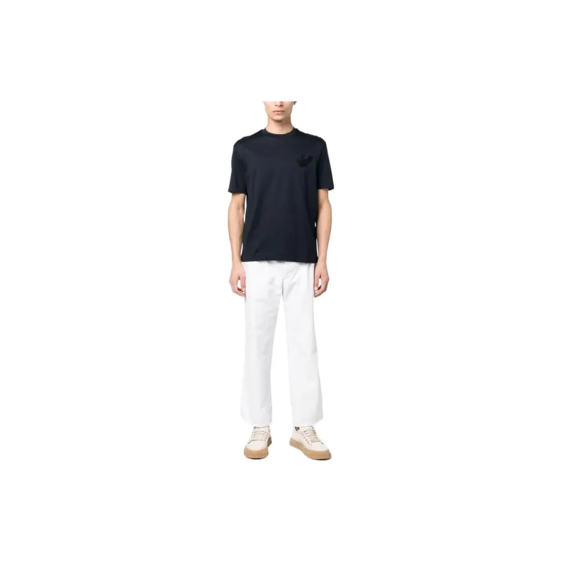 EMPORIO ARMANI T-Shirts Men Marine Blue-1