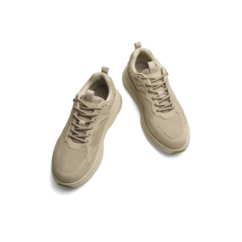 RED DRAGONFLY Height Increasing Low Top Casual Running Shoes Men's Black Khaki White-9