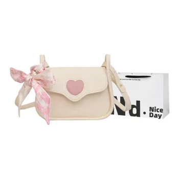 SWIMADE PU Crossbody Bag, Shoulder Bag Women's Black/Ecru/Pink