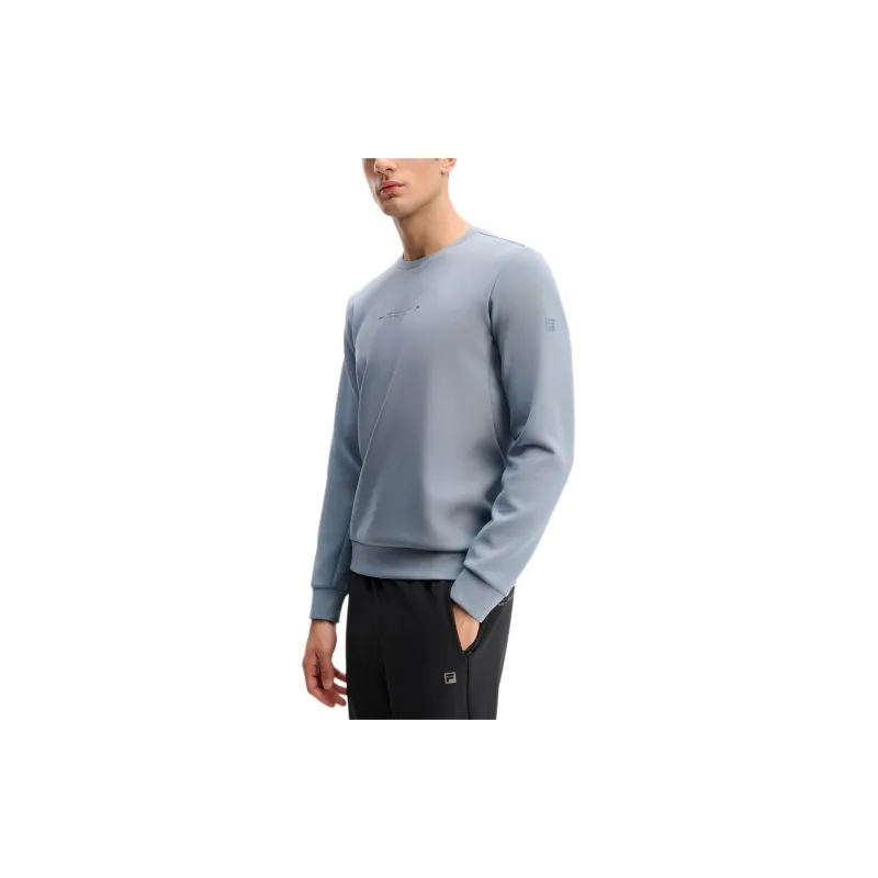 FILA Fitness Sweatshirt Men's Iron Paint Blue-3
