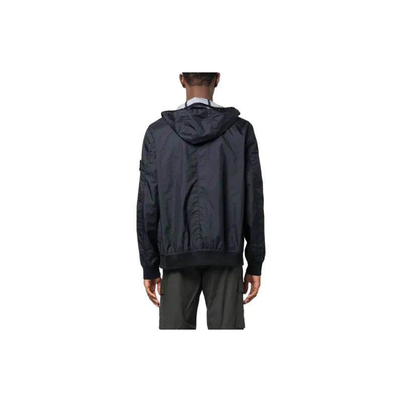 STONE ISLAND Compass Patch Zipped Hooded Jacket-2