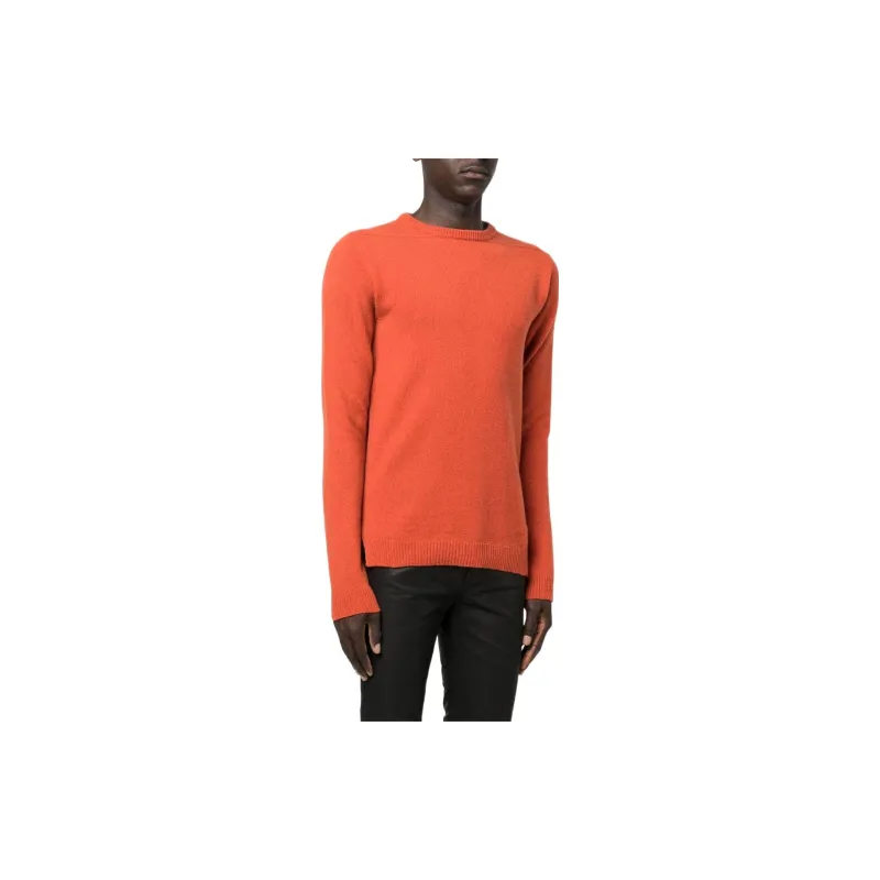 RICK OWENS Cashmere Sweaters Men Orange-2