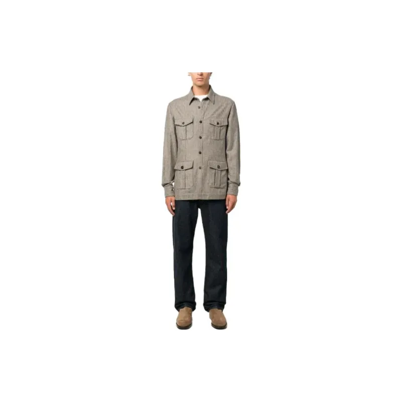 Boglioli Plaid check Virgin Wool Shirt-1