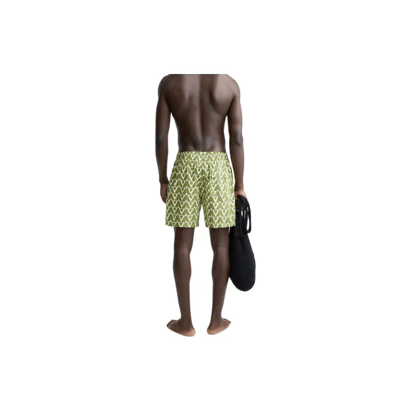 ZARA Swimming Shorts Men's Grass Green-3