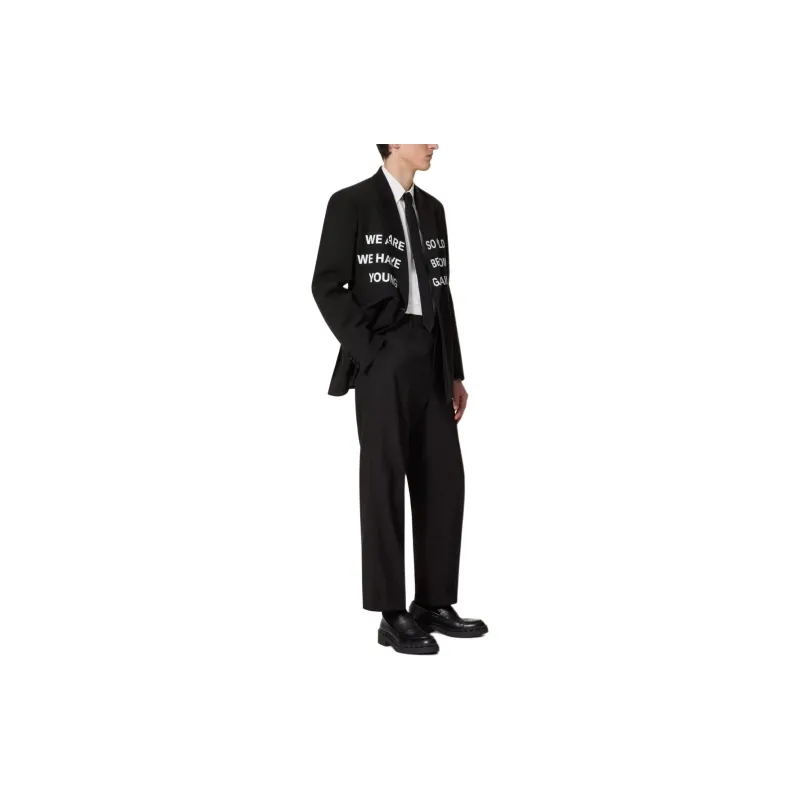 Valentino Suit Trouser Men's Black-1