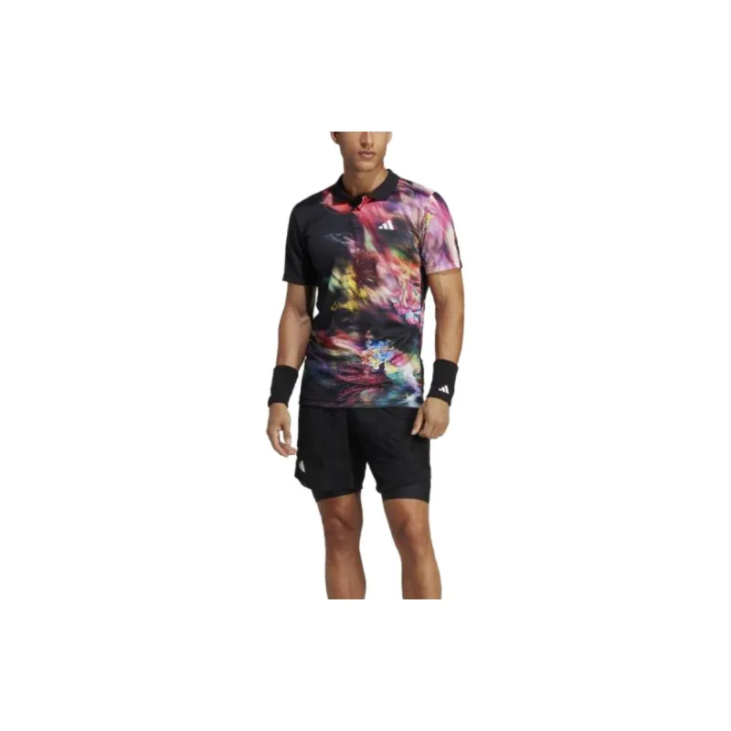Adidas Polo Shirts Men Black-1