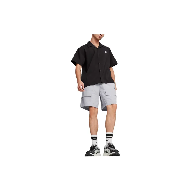 PUMA CLASSICS Cargo Shorts Men's Dusty Gray-4