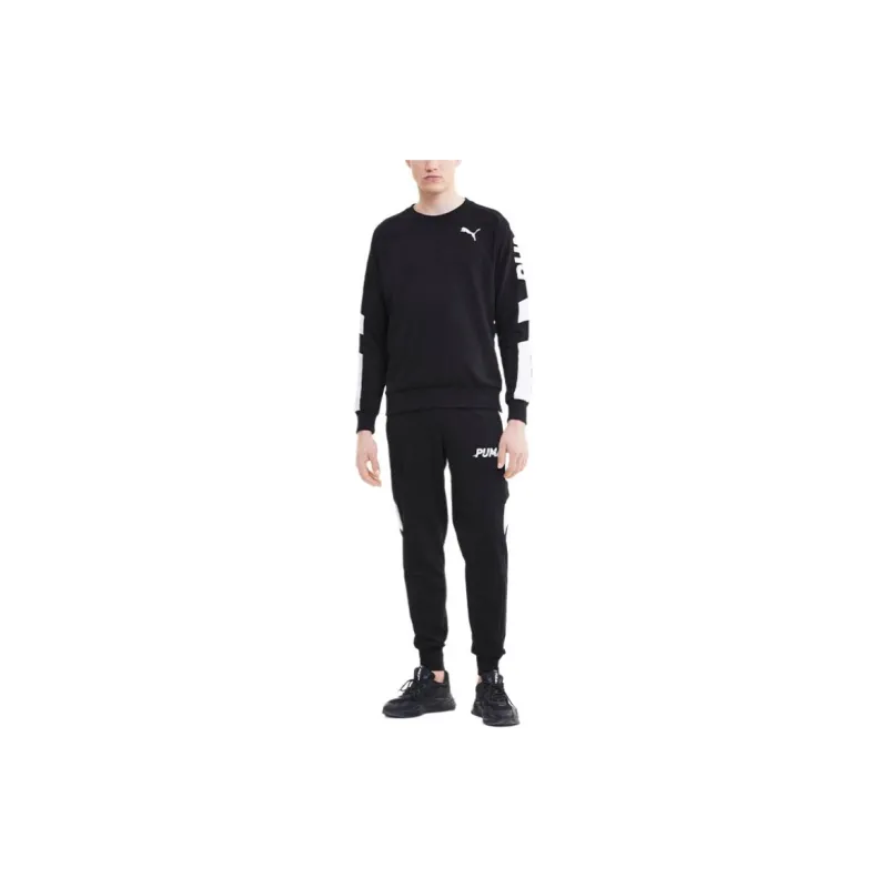 PUMA Knitted Sweatpants Men Black-2