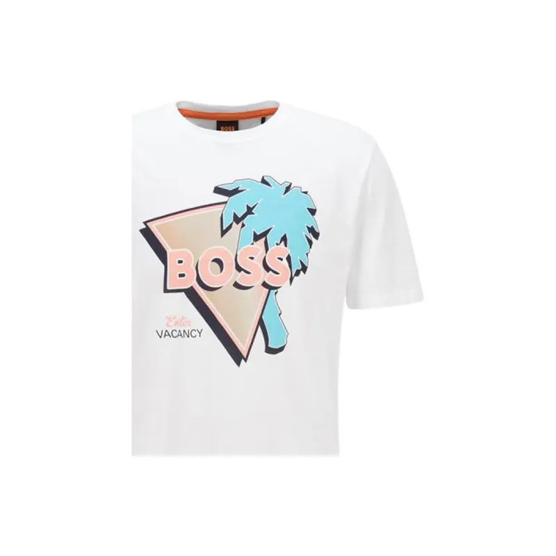 HUGO BOSS T Shirts Men White-6