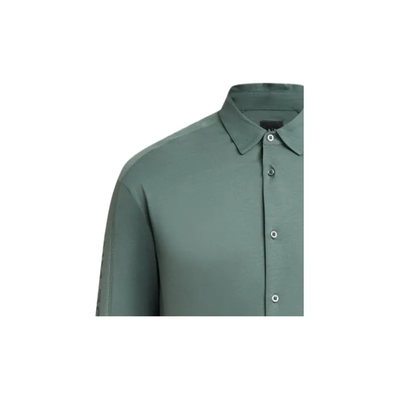 ARMANI EXCHANGE SS24 Shirt Men's Green-4