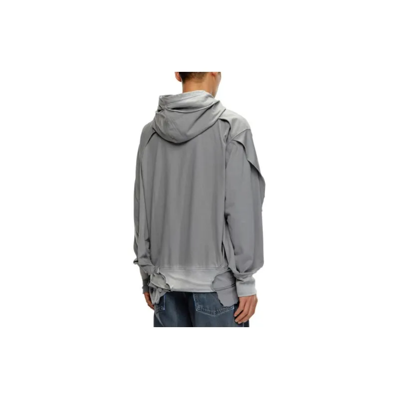 DIESEL Sweatshirts Men Gray-3