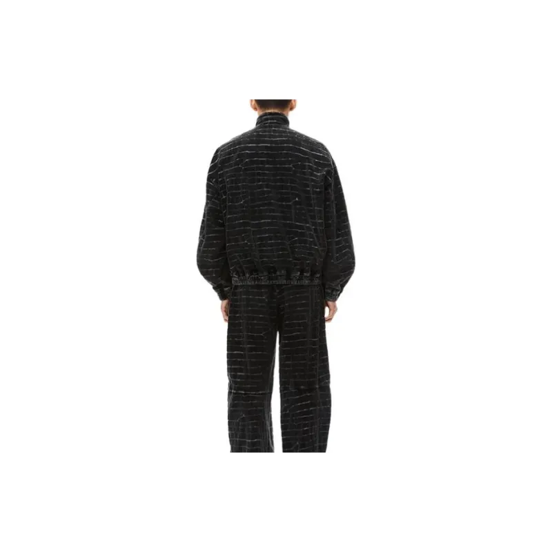 Alexander Wang Crocodile-effect Velvet Bomber Jacket-2