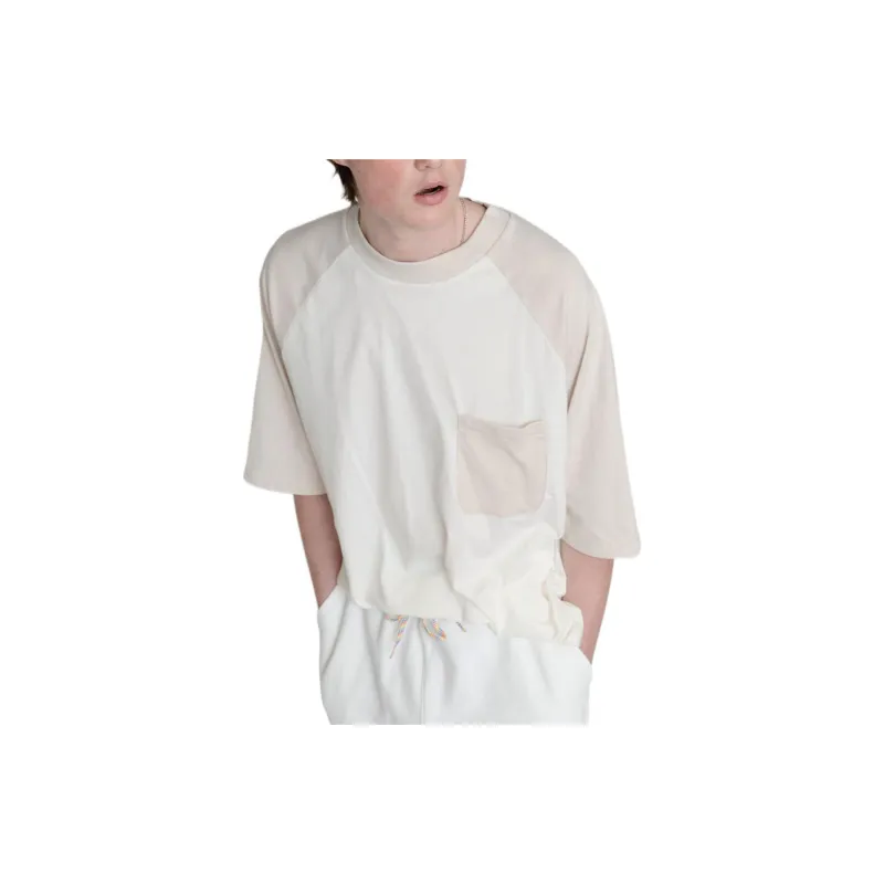 Levis Straight Elbow Length Sleeved T Shirt Men's White-2