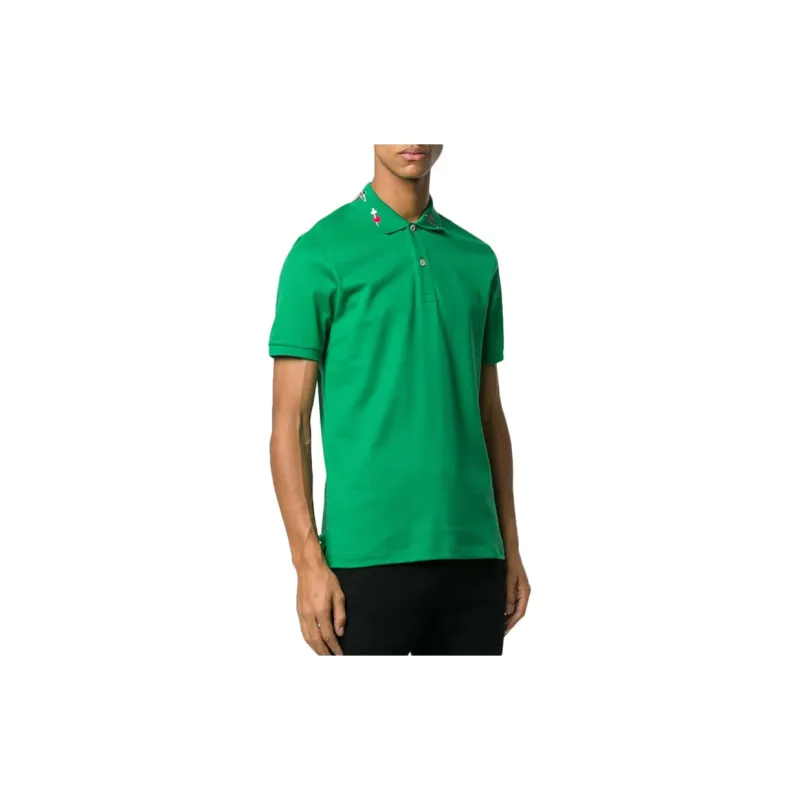 GUCCI Polo Shirts Men Green-2