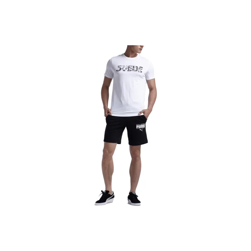 PUMA T Shirts Men White-2