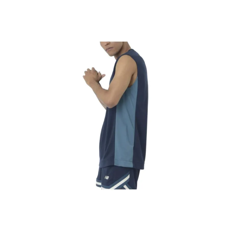 New Balance Tank Top Men's Marine Blue-3