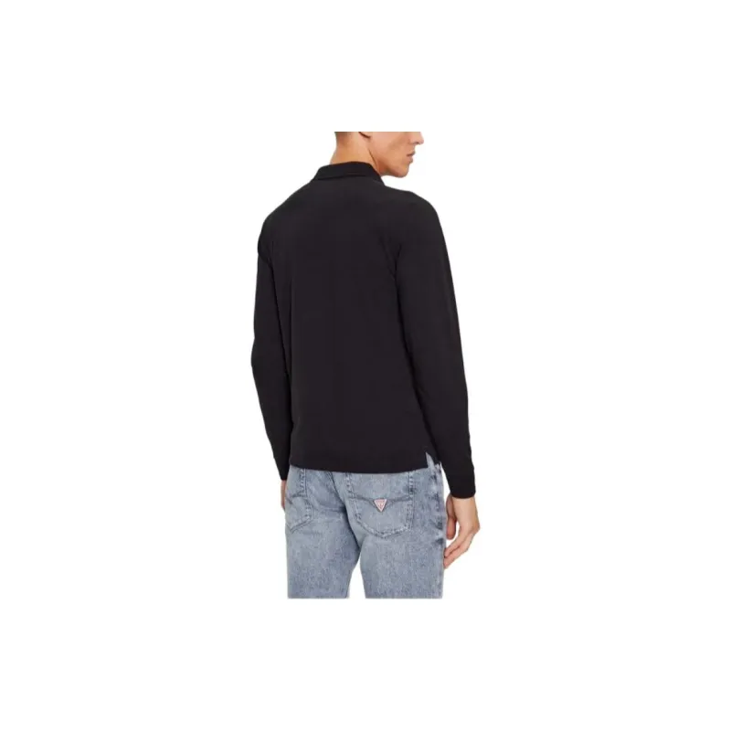 GUESS Polo Shirts Men Black-3