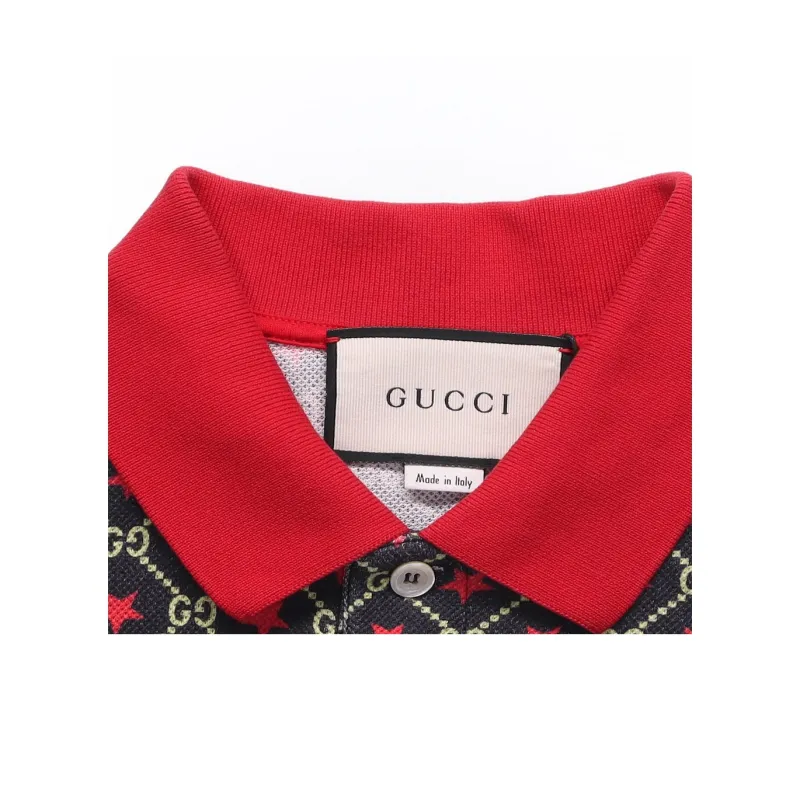 GUCCI Polo Shirt Men's Multicolor-4