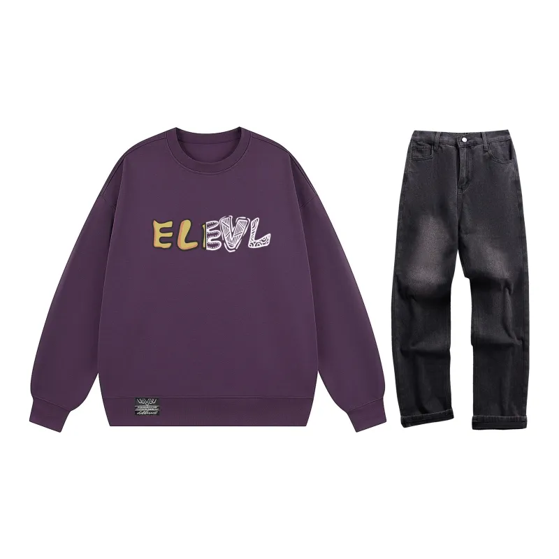 LEVEL Sweatshirt Sets Unisex-9