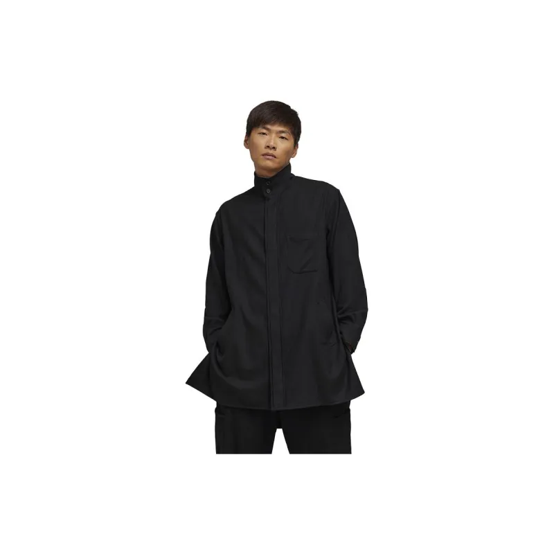 Y 3 Trench Coats Unisex Black-1