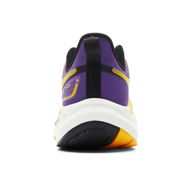 PEAK Running Shoes Men Low Top White Yellow Purple-4