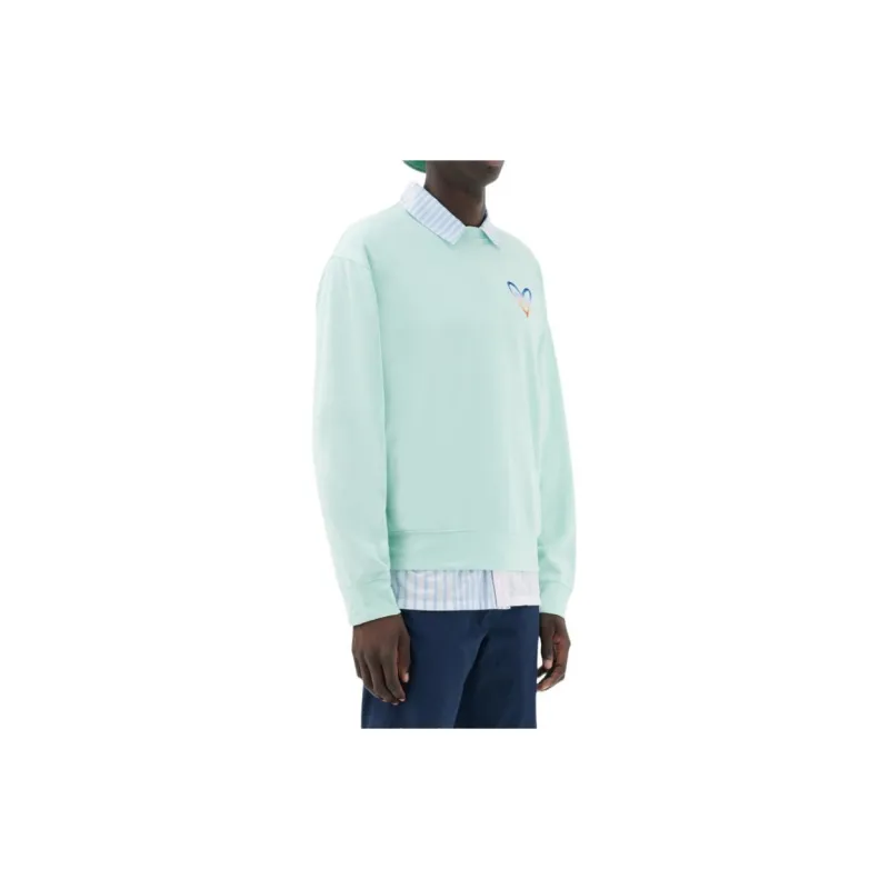 Maison Kitsune Sweatshirts Unisex Green-4