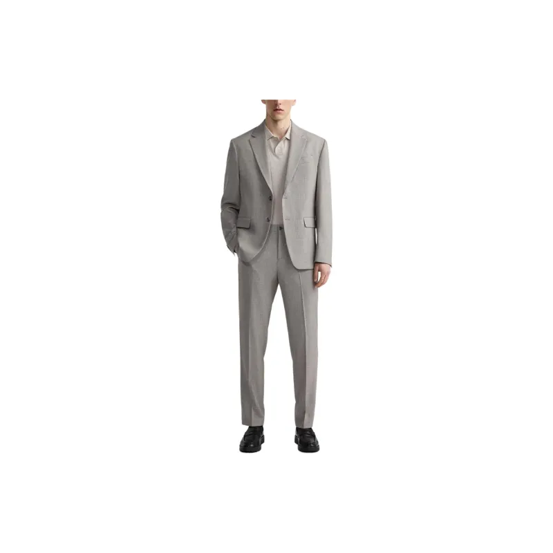 ZARA Suit Trousers Men Sand-1
