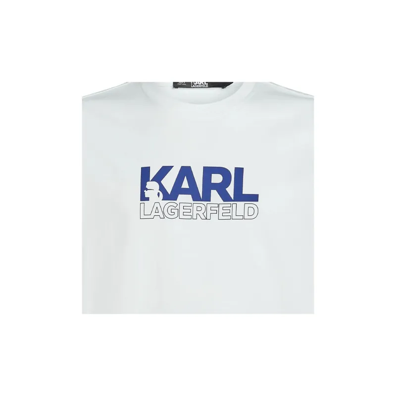 KARL LAGERFELD / Karl Lagerfeld Jeans Stack logo T shirt-1