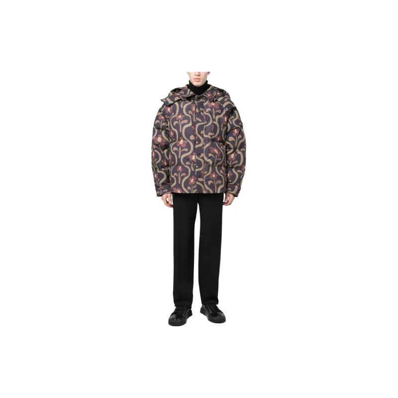 Jacquemus Graphic-print Padded Jacket-1